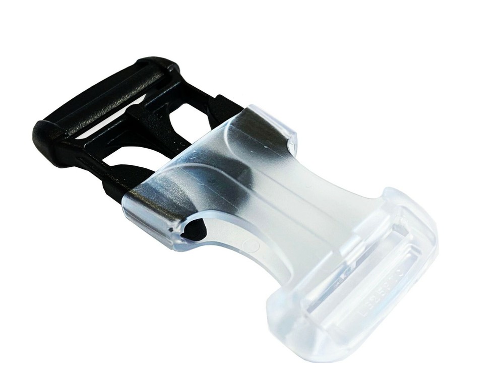 YKK Hammerloc Buckle Features a Transparent Socket Side-Release Single Adjuster