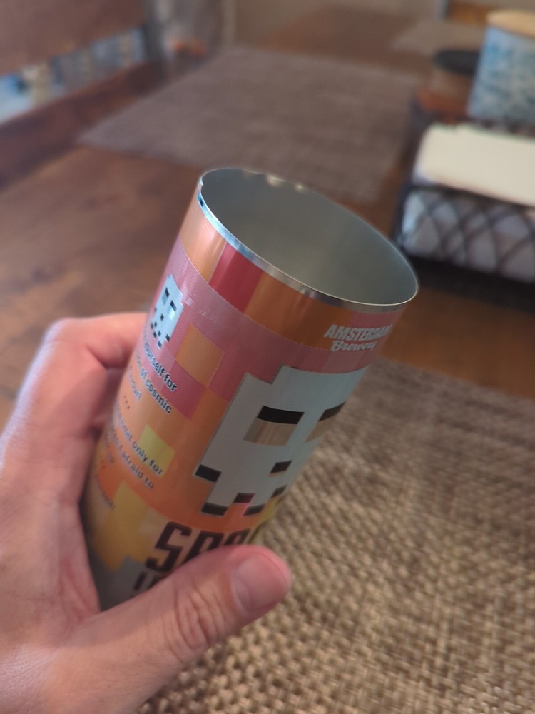 Space Invaders IPA Empty Promo Beer Can