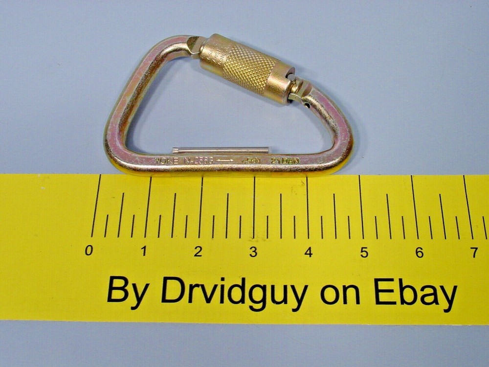 FallTech 8450 Self-Locking Carabiner; Medium Steel