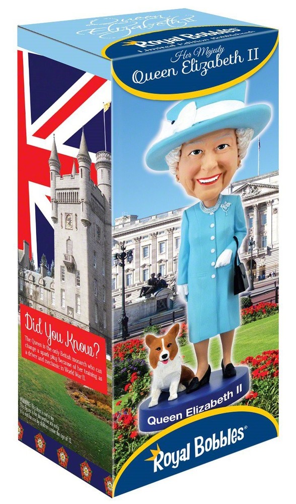 Royal Bobbles Queen Elizabeth II Bobblehead