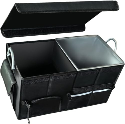 Collapsible Multi Compartment Car Trunk Small with shoe compartment