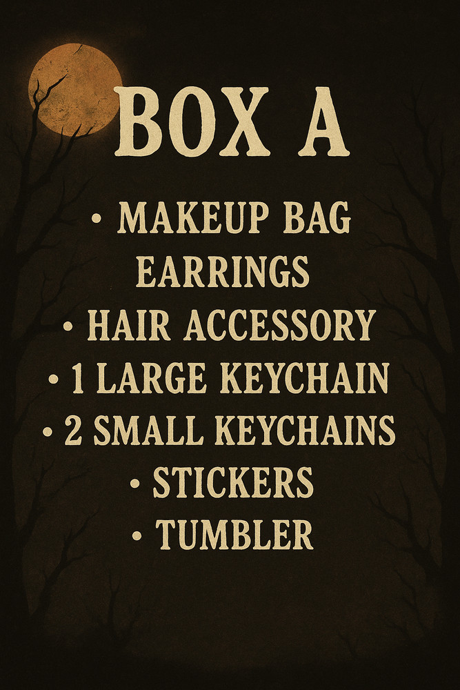 Spooky Mystery Boxes - Various Items!!!👻🧟👽