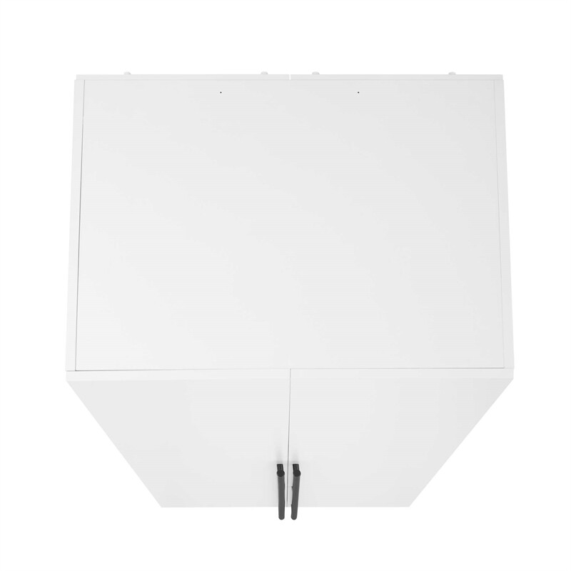 Manhattan Comfort Lee 3-Piece Module Wardrobe Closet from Engineered Wood- White