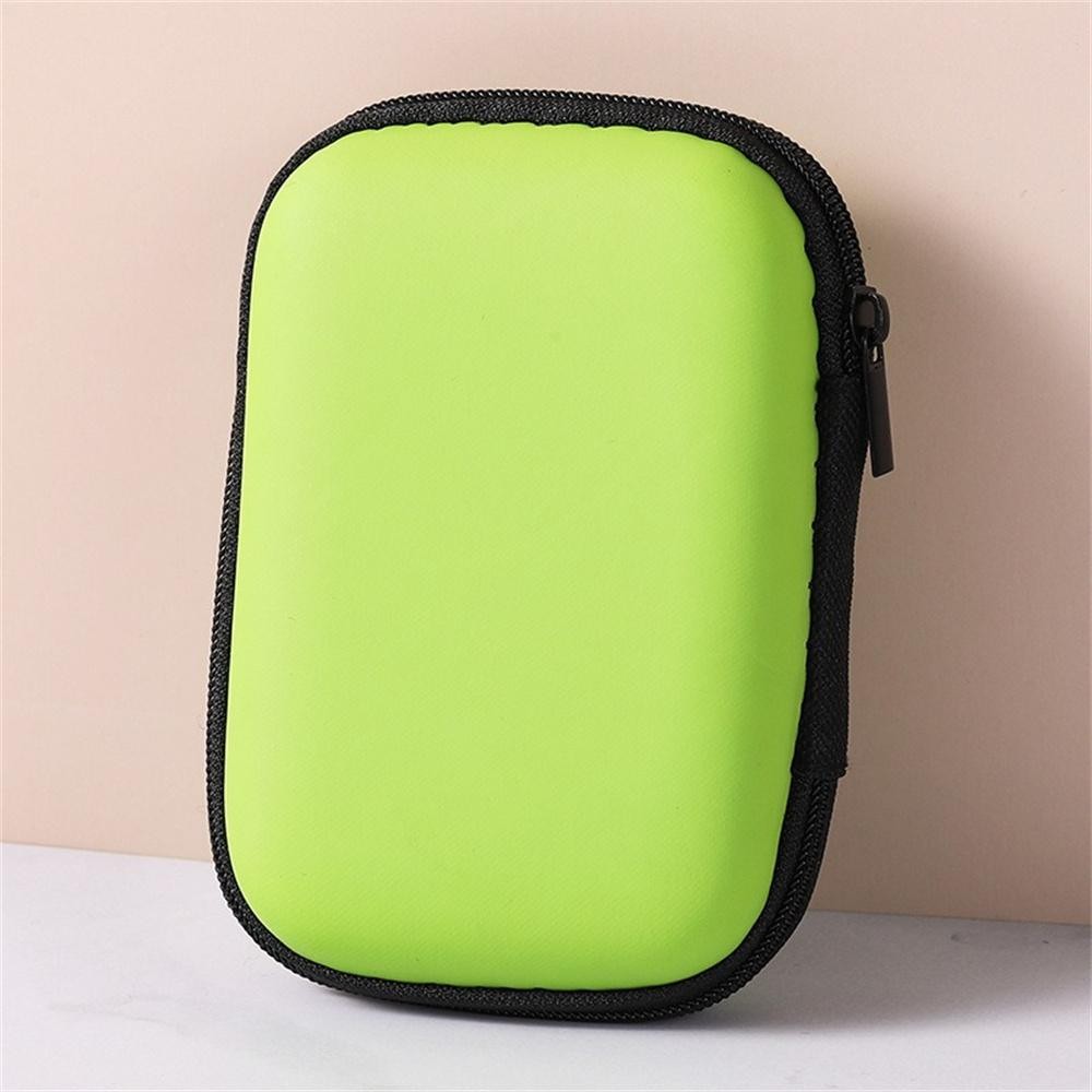 Portable Data Cable Mini Bag External USB Hard Drive Disk Storage Bag Carry Phon