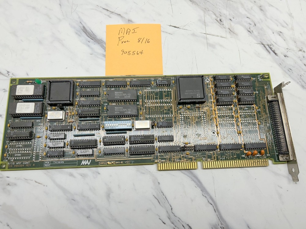 MAI Process Board 8/16 N80C186-16 CPU SCSI