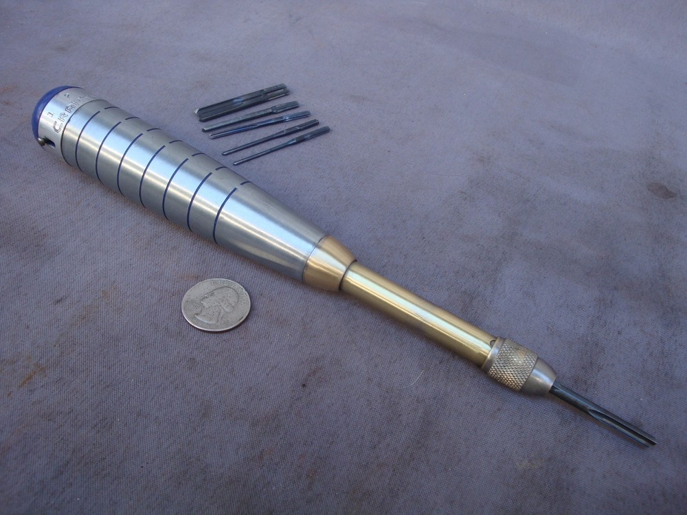 Vintage Craftsman Push Drill With 7 Bits