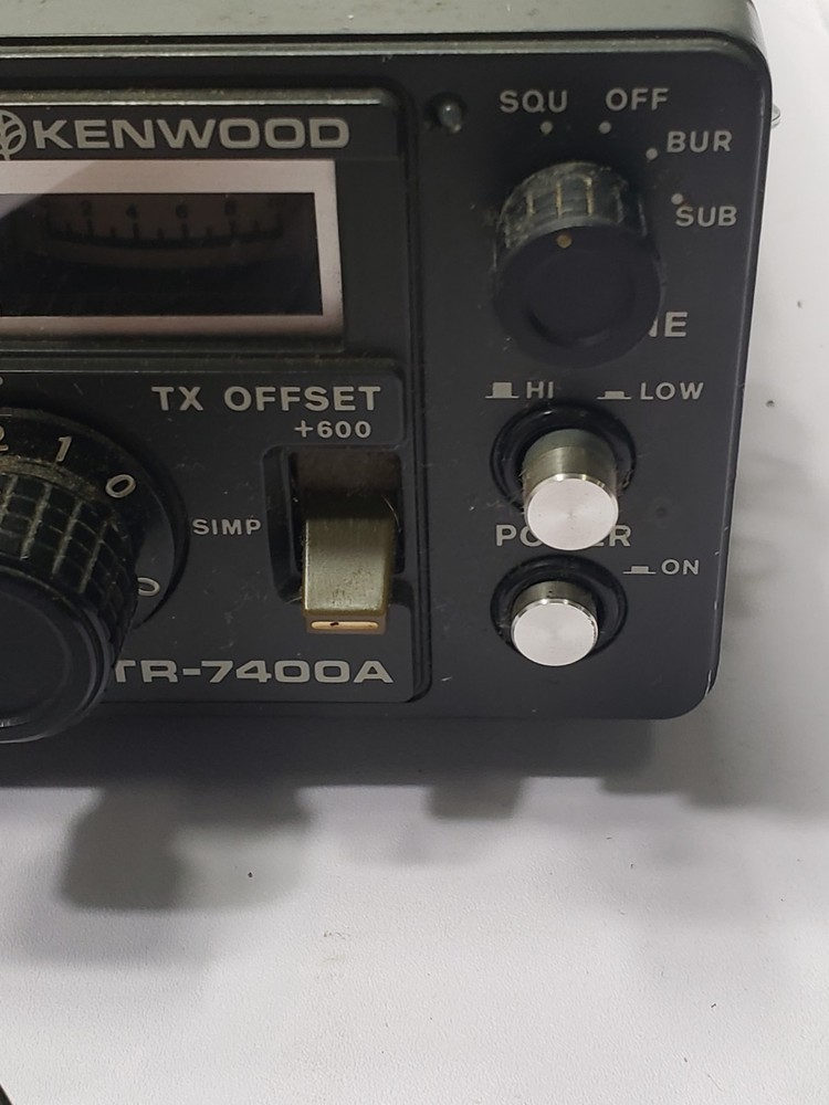 Kenwood TR-7400A 2M Transceiver Radio w/ Microphone & Original Box Untested