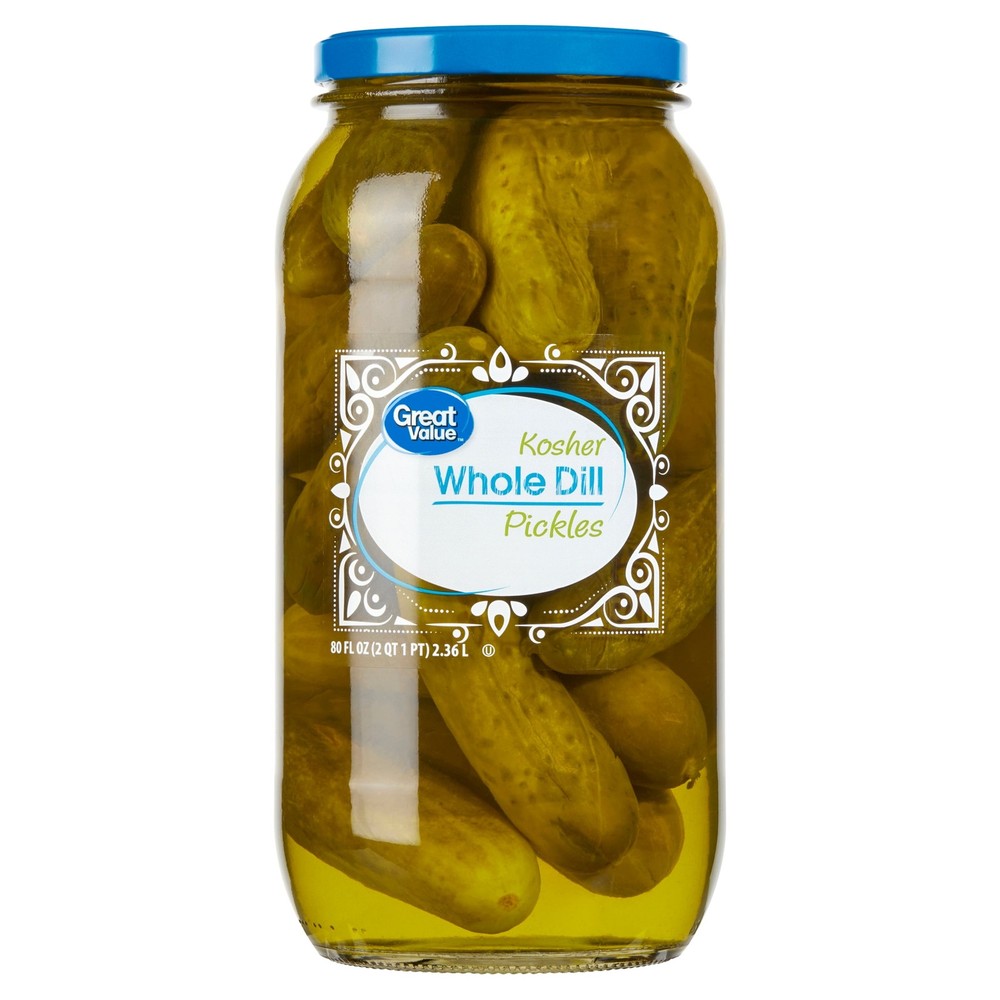 Kosher Whole Dill Pickles Fresh Pack, 80 fl oz