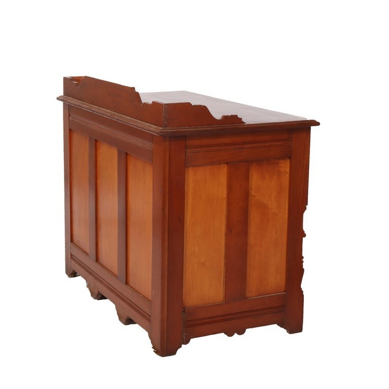 Antique Cherry Single Pedestal Desk C1910