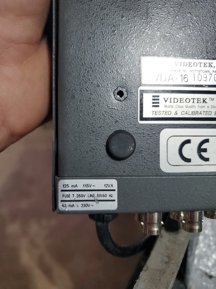 Videotek VDA-16 Video Distribution Amplifier