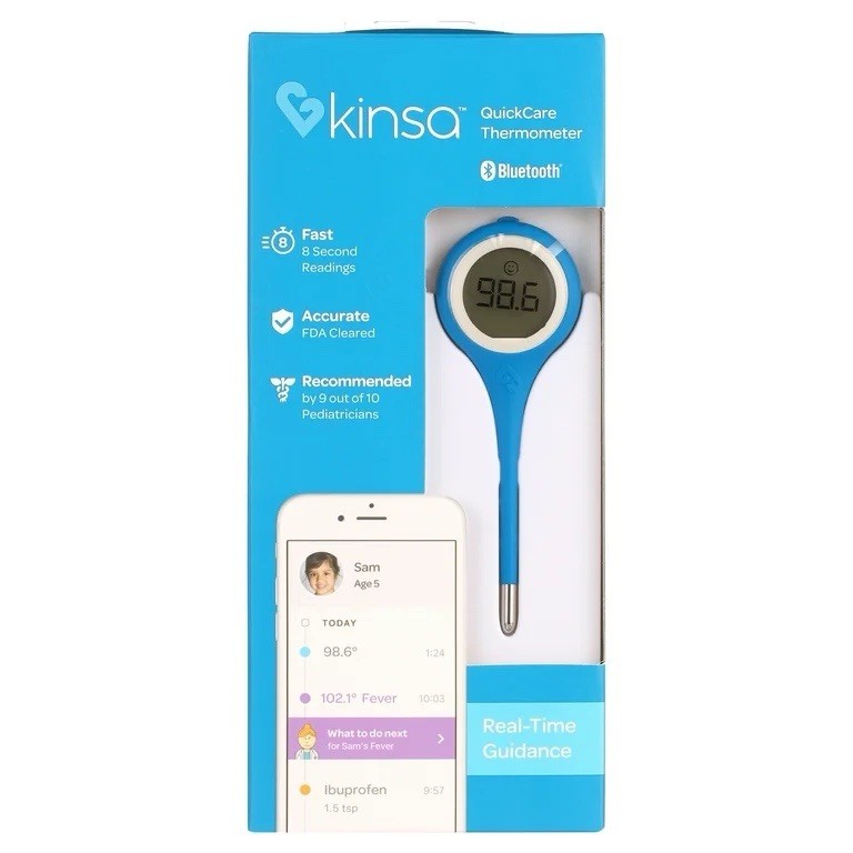 🆕 Kinsa Quick Care Bluetooth Smart Thermometer New