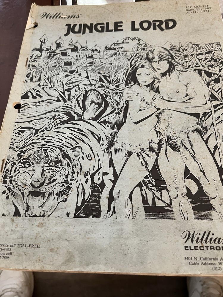 Jungle Lord Pinball Manual