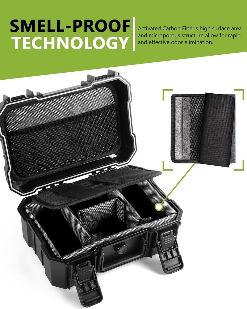 Lockable Smell Proof Container - Travel Size