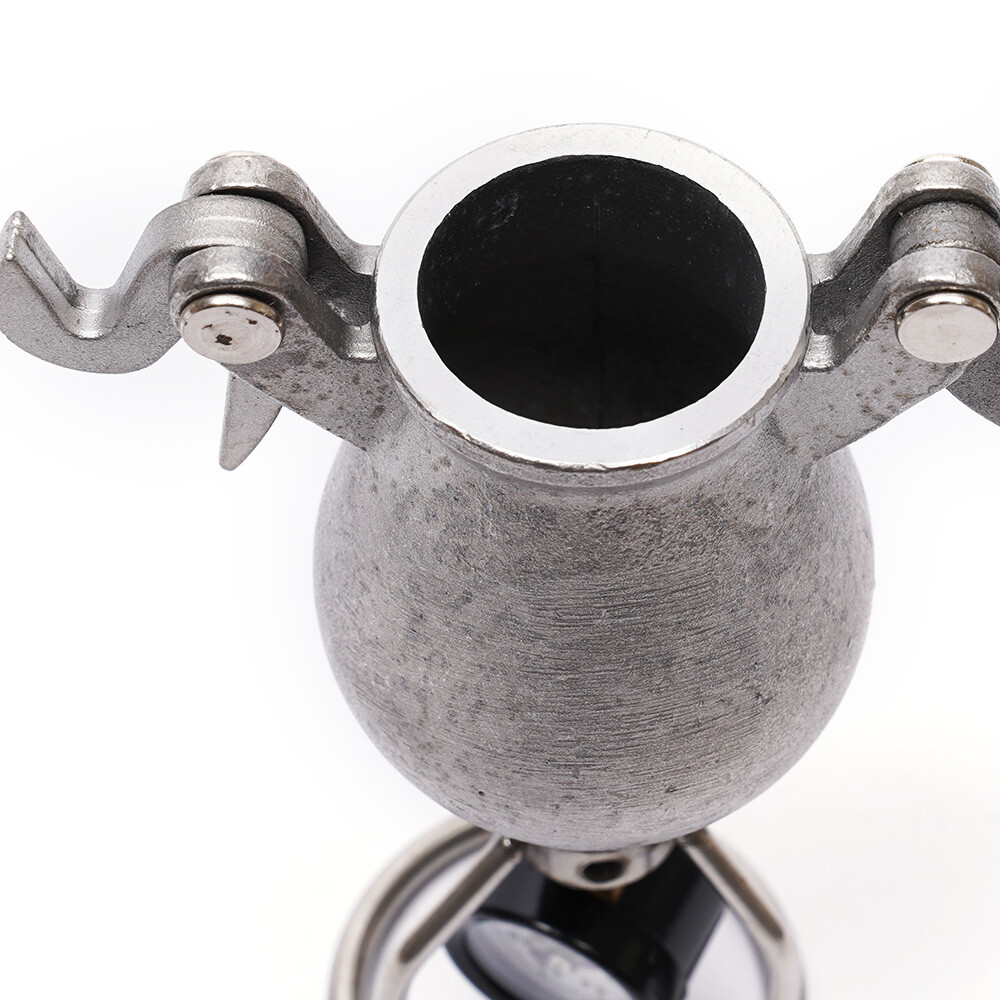 Popcorn Maker Hand-cranked Cannon Corn Popper Pop Corn Puffing Machine Stainless