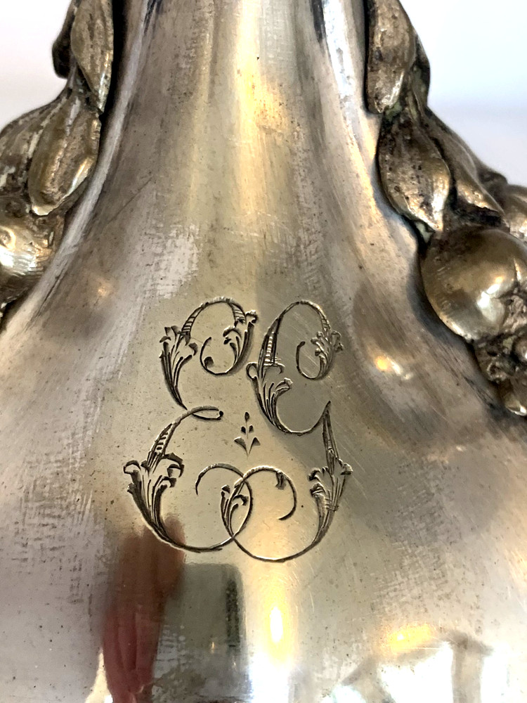 1863 Neoclassical Mappin Silver Plate Candlesticks 23cm