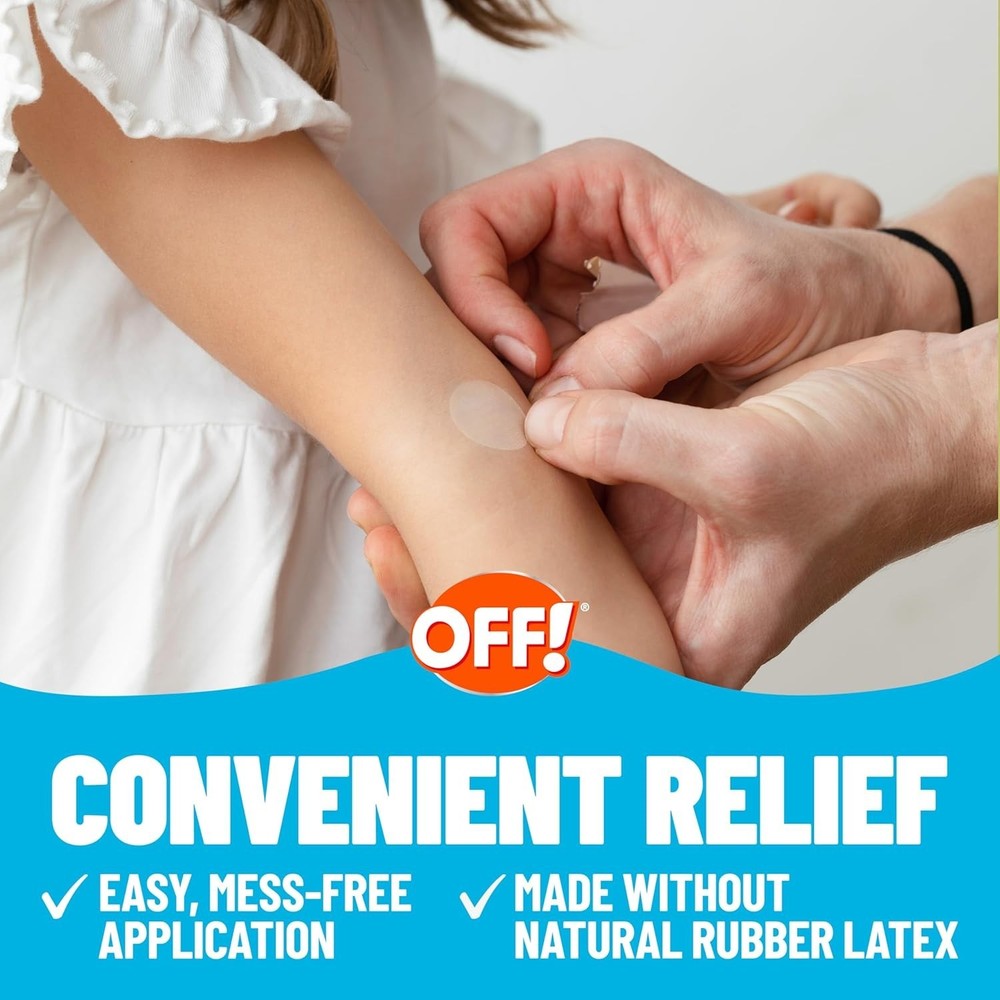 OFF! Post-Bug Bite Itch Relief Patches for Adults & Kids -CR5