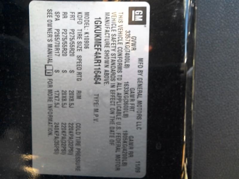 DISPLAY Screen Entertainment System Opt U42 Fits 07-14 ESCALADE 263366