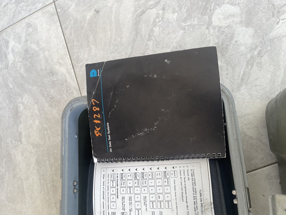 Druck ADTS405 Air Data Static Pitot Airspeed Altimeter Test System With Remote