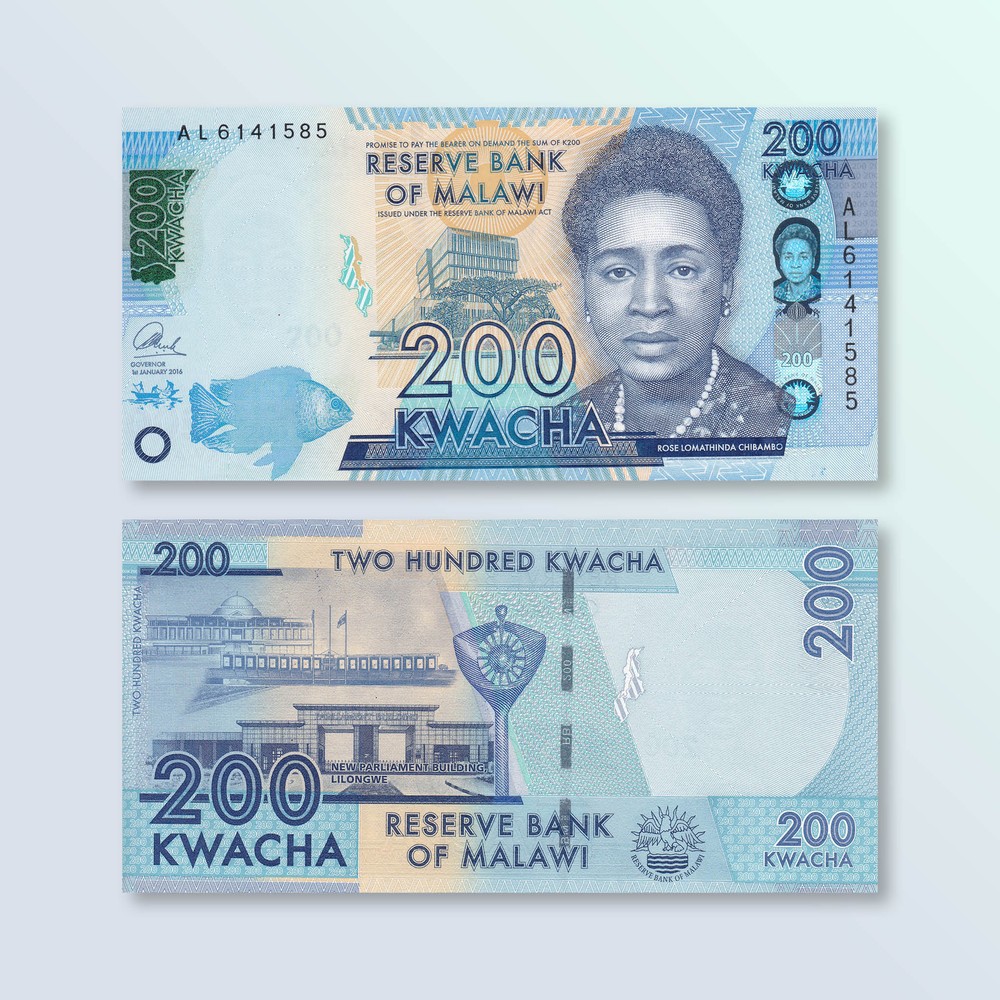 Malawi 200 Kwacha, 2016, B160a, P60c, UNC