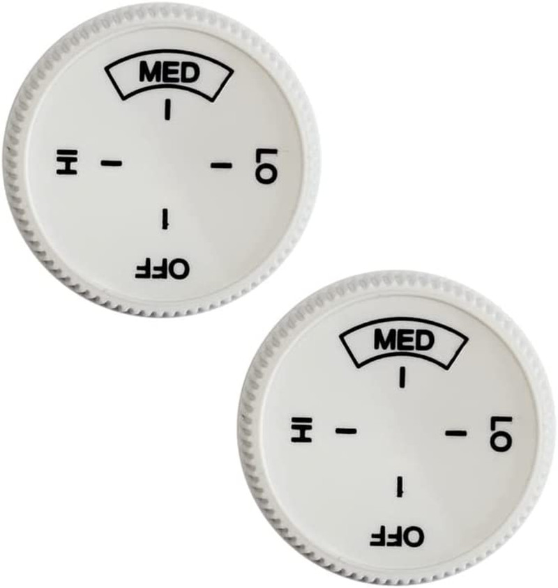 2PCS Baseboard Heater Thermostat Temperature Control Dial Knob Replacement, Base