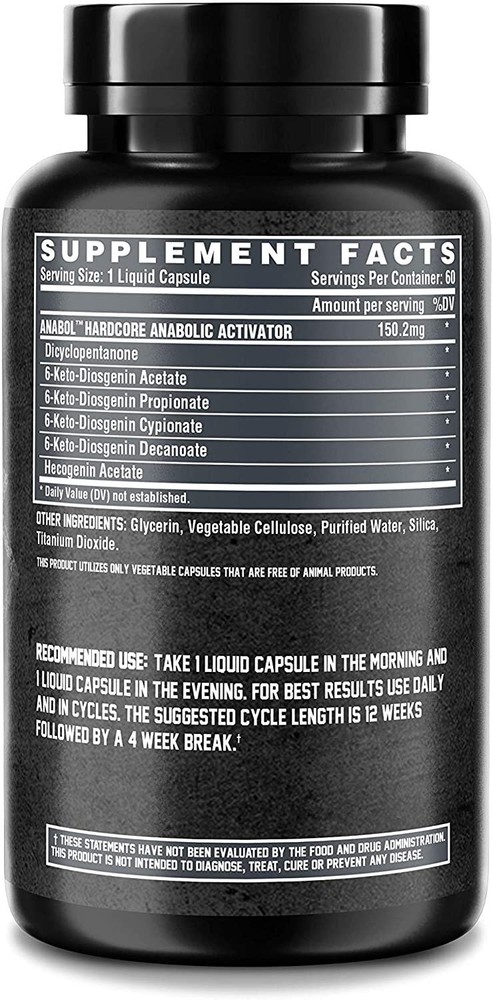Nutrex Research Anabol Hardcore Anabolic Activator, Muscle Builder and...