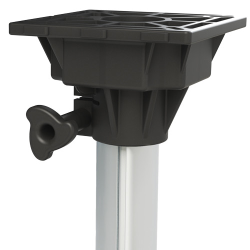 Oceansouth Boat Seat Socket Pedestal Flat Base - 18'' Height