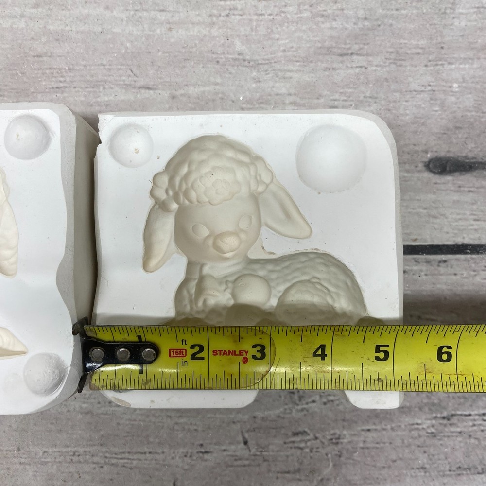 Weaver Ceramic Casting Mold Baby Lamb Sheep Easter Figurine #48