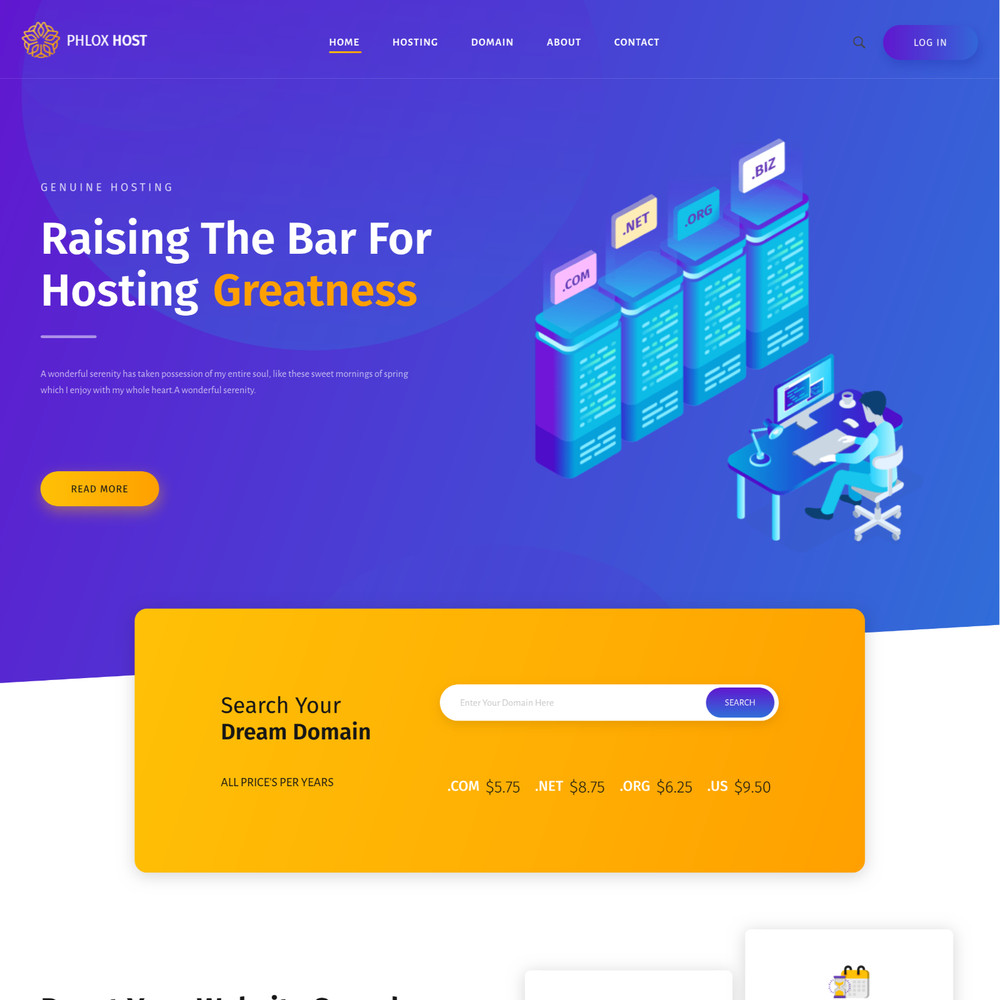 Web Hosting Service Websites Design for Sale with Free VPS Web Hosting