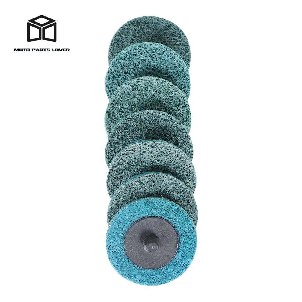 Fine Surface Conditioning Discs Roll Lock Grinder Sanding Pads 50Pcs 2" Disc