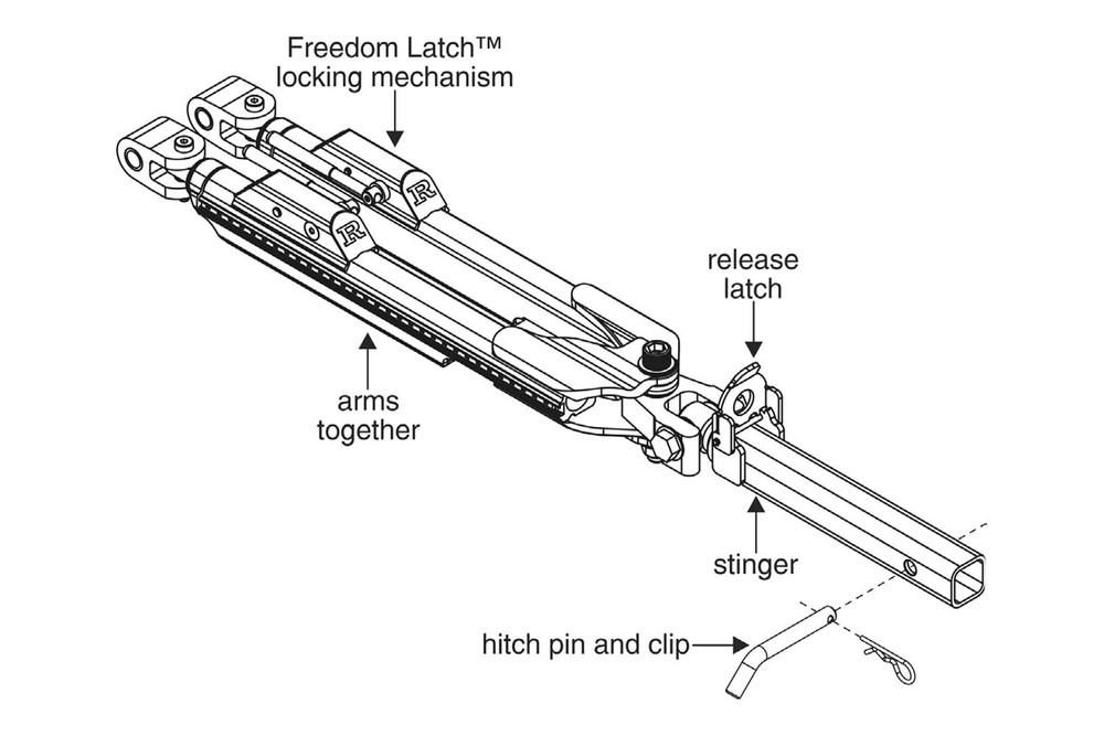 Roadmaster 676 Nighthawk Tow Bar