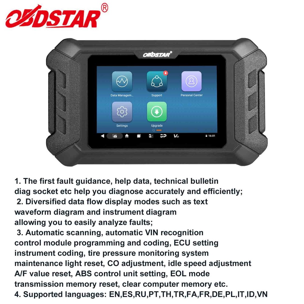 OBDSTAR iScan for Guzzi Intelligent Motorcycle Diagnostic Scanner Key Coding