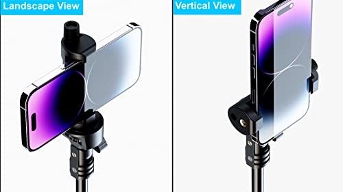 62" Professional Selfie Stick Tripod, Stable 4 Leg Design, Bluetooth Quadrapod