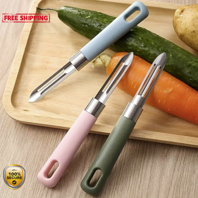 1PC Fruit & Potato Peeler – Sharp Blade, Non-Slip Handle, Durable - NEW