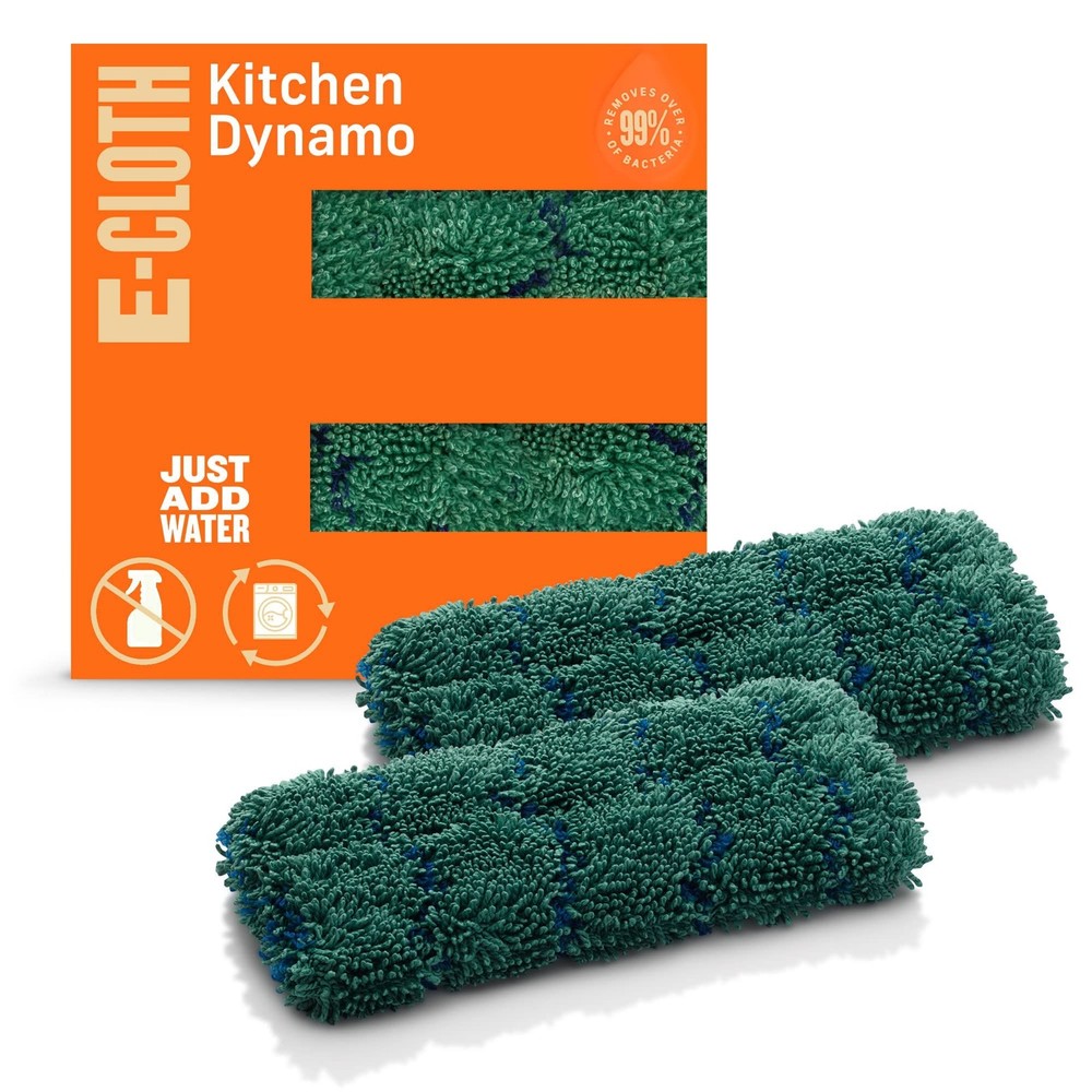 E-Cloth Kitchen Dynamo, Premium Microfiber Non-Scratch Kitchen Dish Scrubber ...