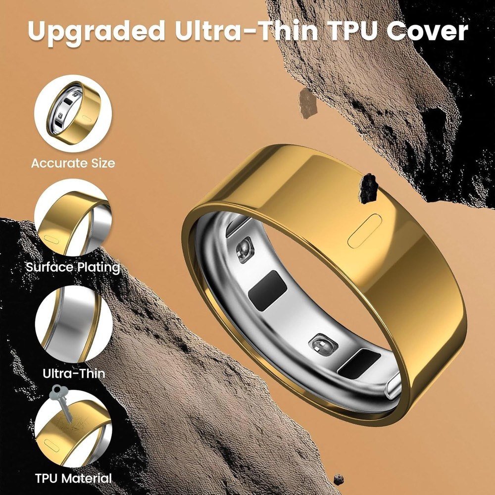 Elegantly Designed Anti-Scratch Ring Covers for Oura Ring | 3-Pack Unisex Set