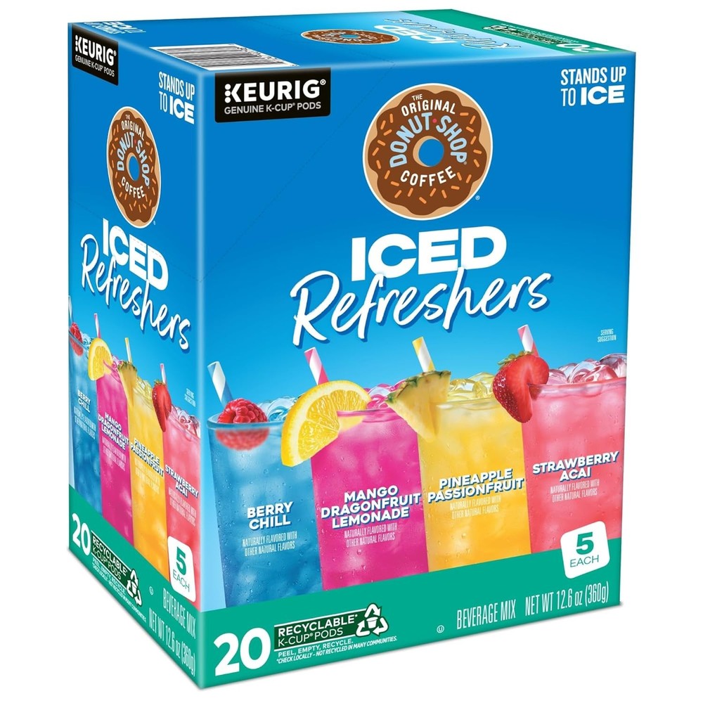 Iced Refreshers K-Cup Pod Variety Pack 20-Count