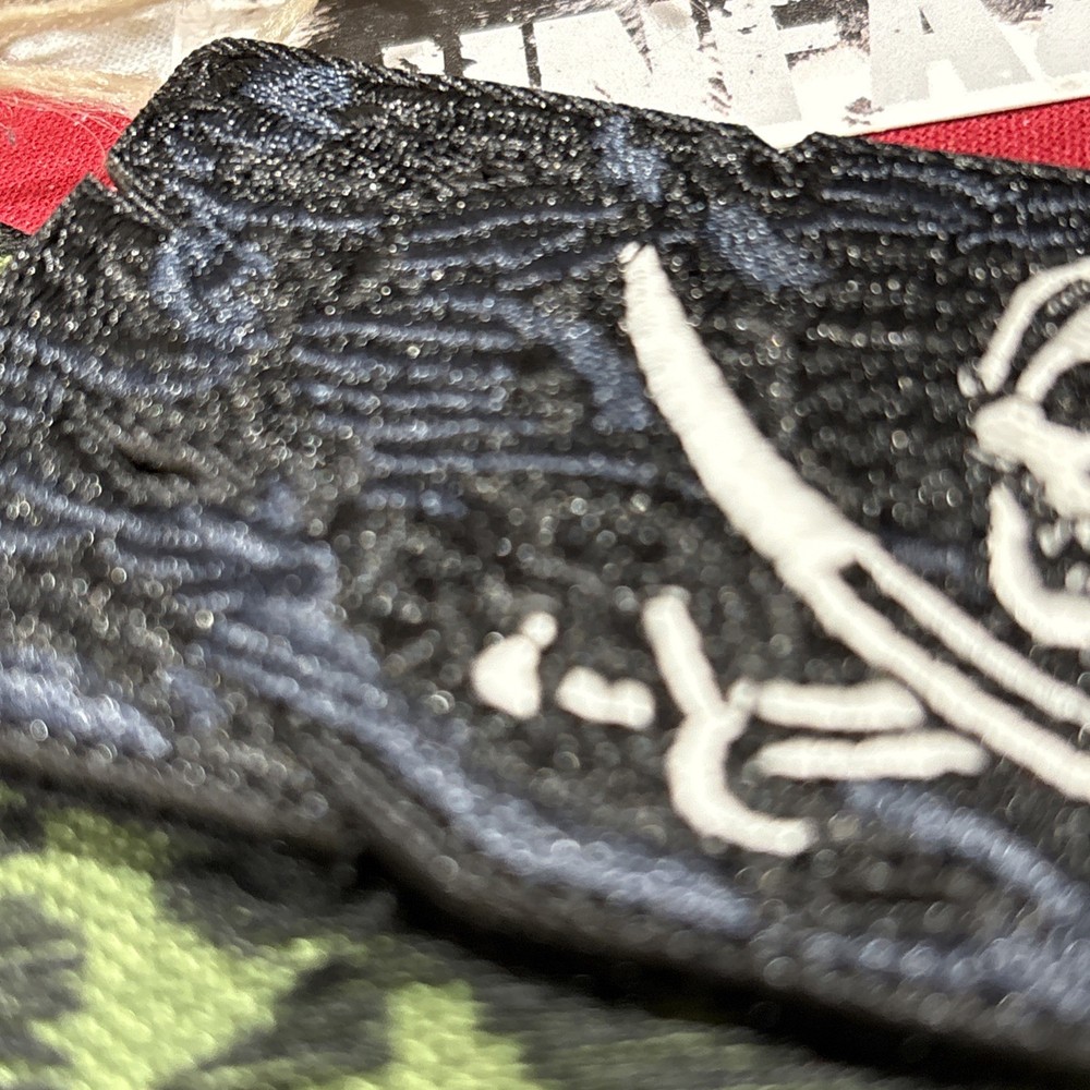 Pirate Flag Banner Size Tactical Hook Loop Patch High Quality ~2x5”