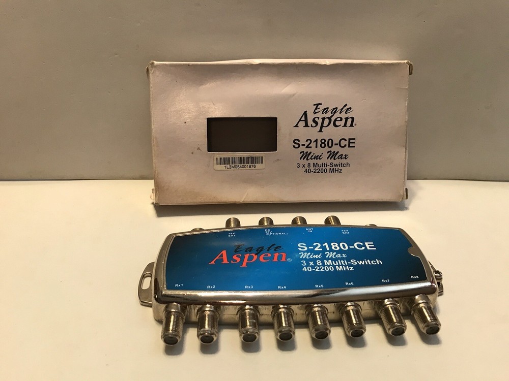 MULTI SWITCH 3X8 SAT EAGLE ASPEN S2180-CE 40-2200MHz 