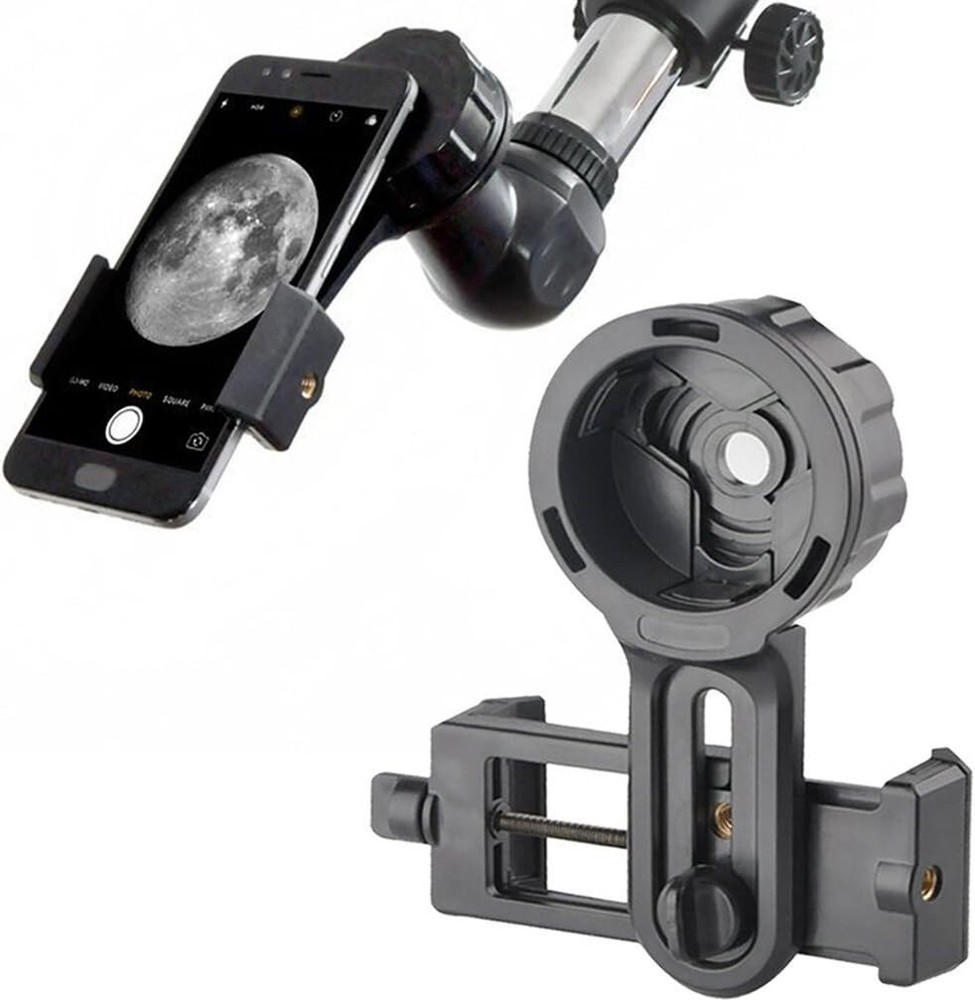 Telescope Phone Adapter - Compatible with Binoculars Monocular Spotting Scope