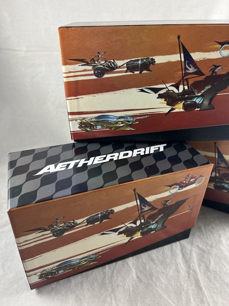 3x MTG Aetherdrift Finish Line Bundle Storage Box (empty)