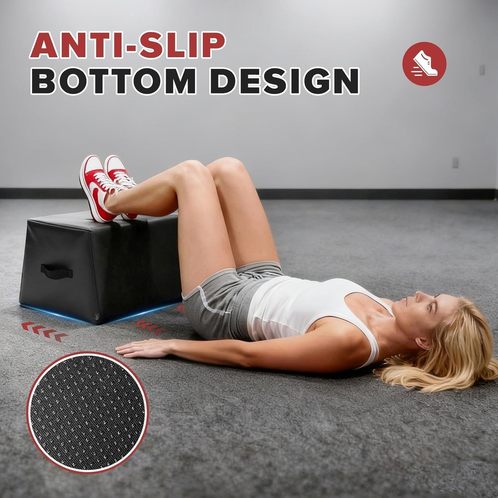 Hip Thrust Bench Multi-Functional Hip Thrust Box Home Gym Non-Slip Hip Thrust