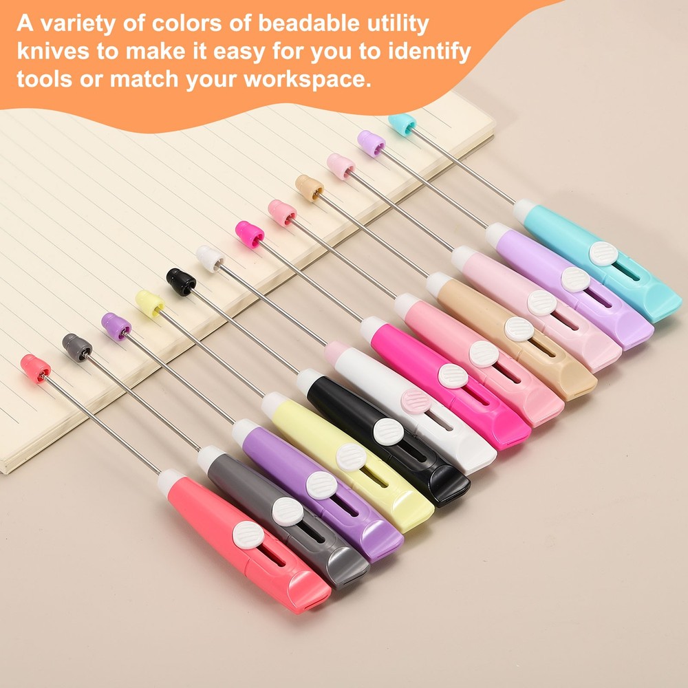 6 Pack Beadable Letter Opener Blanks, Purple