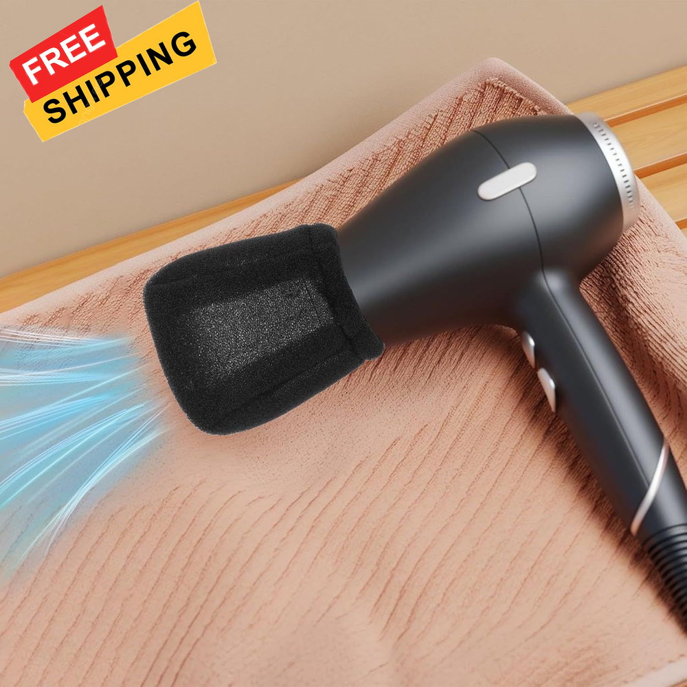 2Pcs Hot Sock Diffuser for Hair Dryer, Universal Cover Sponge...