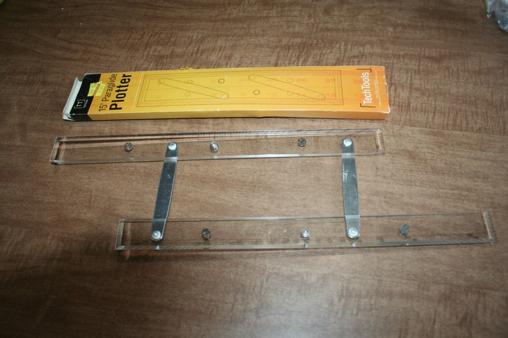 NOS Vintage Tech Tools PR-1111 15" Paraglide Plotter See Pix!!