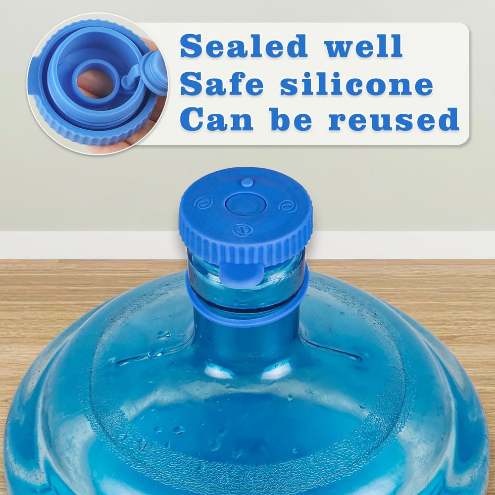 2 Pack 5 Gallon Water Bottle Handle, Stable Ergonomic Water Jug Handle, Drink...