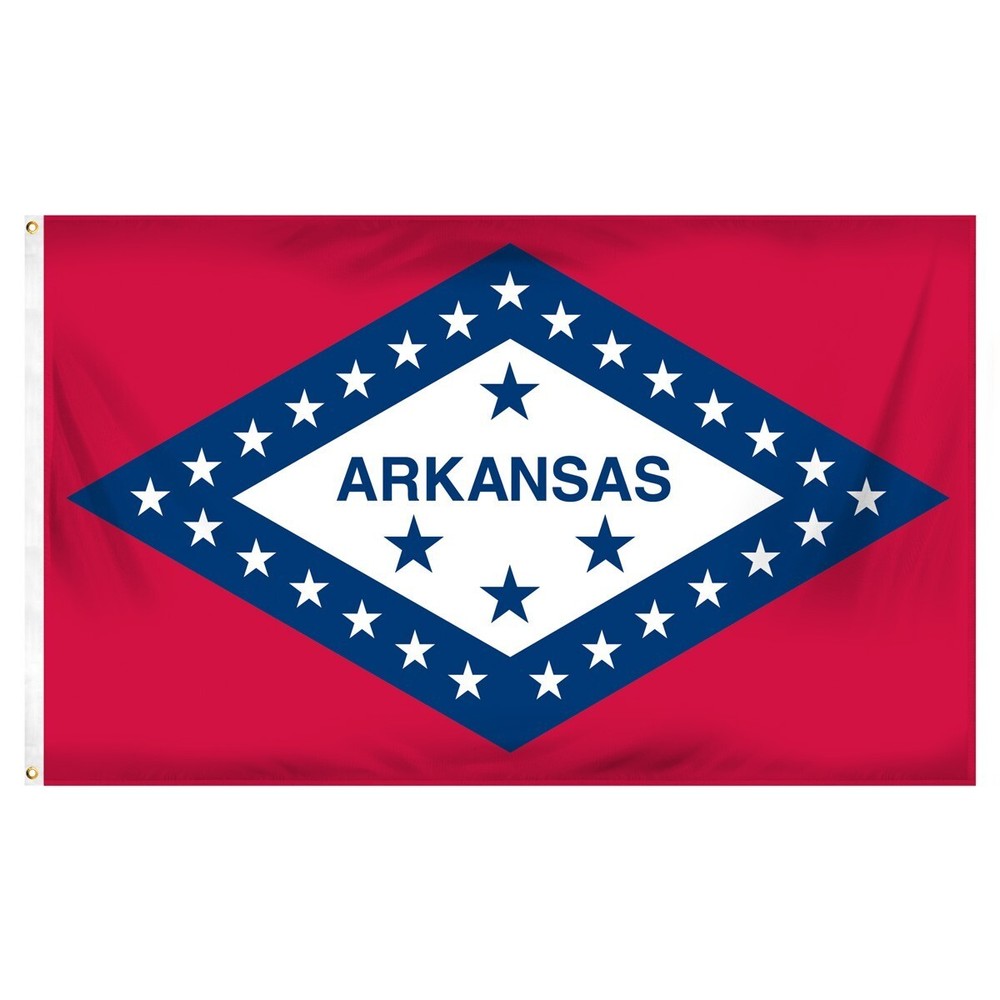 NEW 3' x 5' Arkansas State Flag
