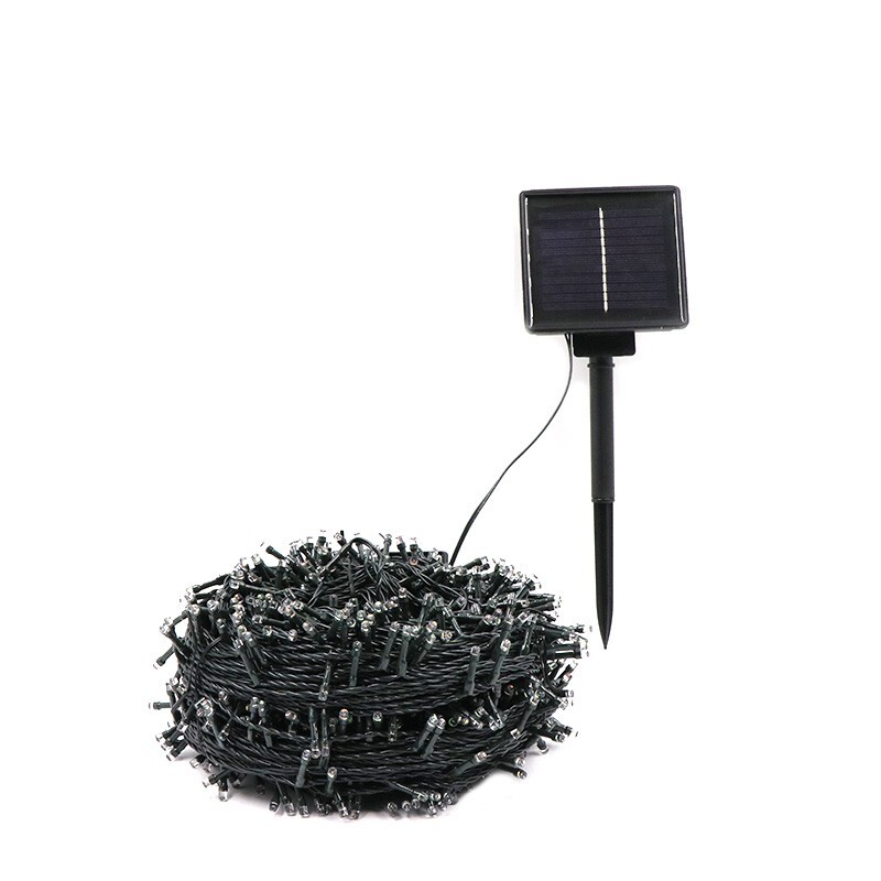 100 LED Solar String Lights 40FT Warm White 8 Modes Auto On/Off Xmas Decorations