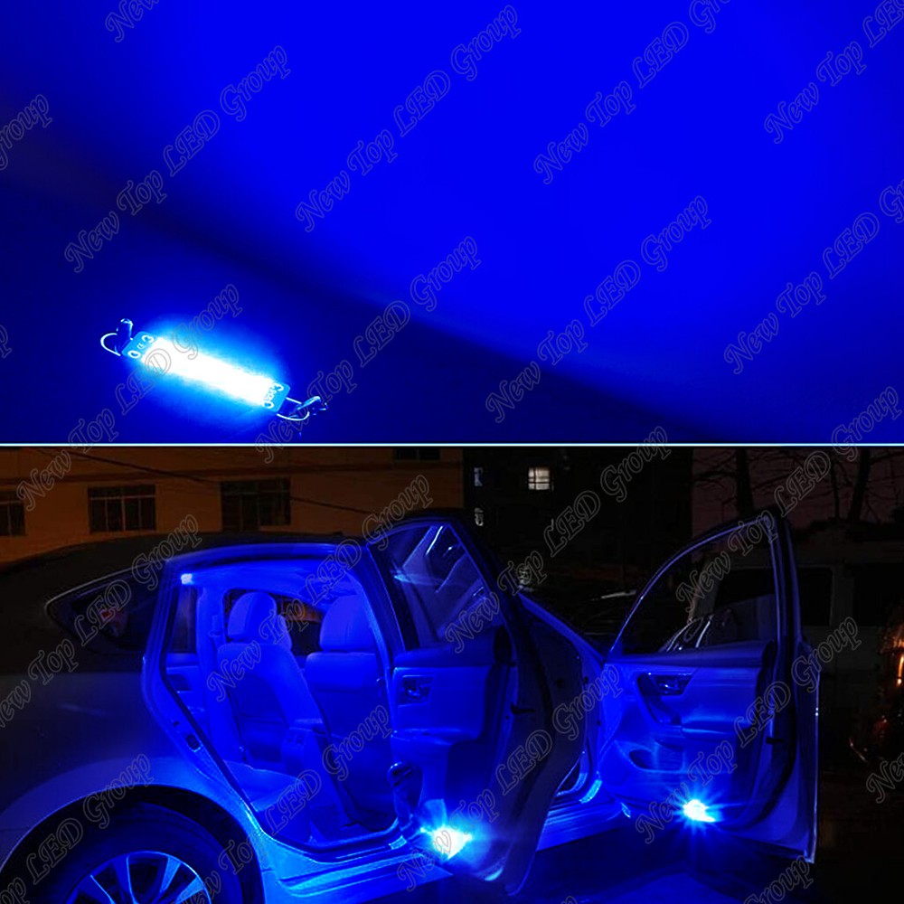 3x Blue LED Interior Map Dome Lights Bulbs for 88-98 Chevy Silverado GMC Sierra