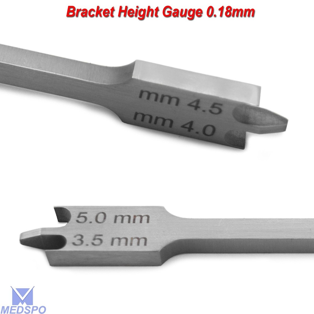 Dental Orthodontic Hardwire Pliers Bracket Positioning Measuring Wick Type Tools