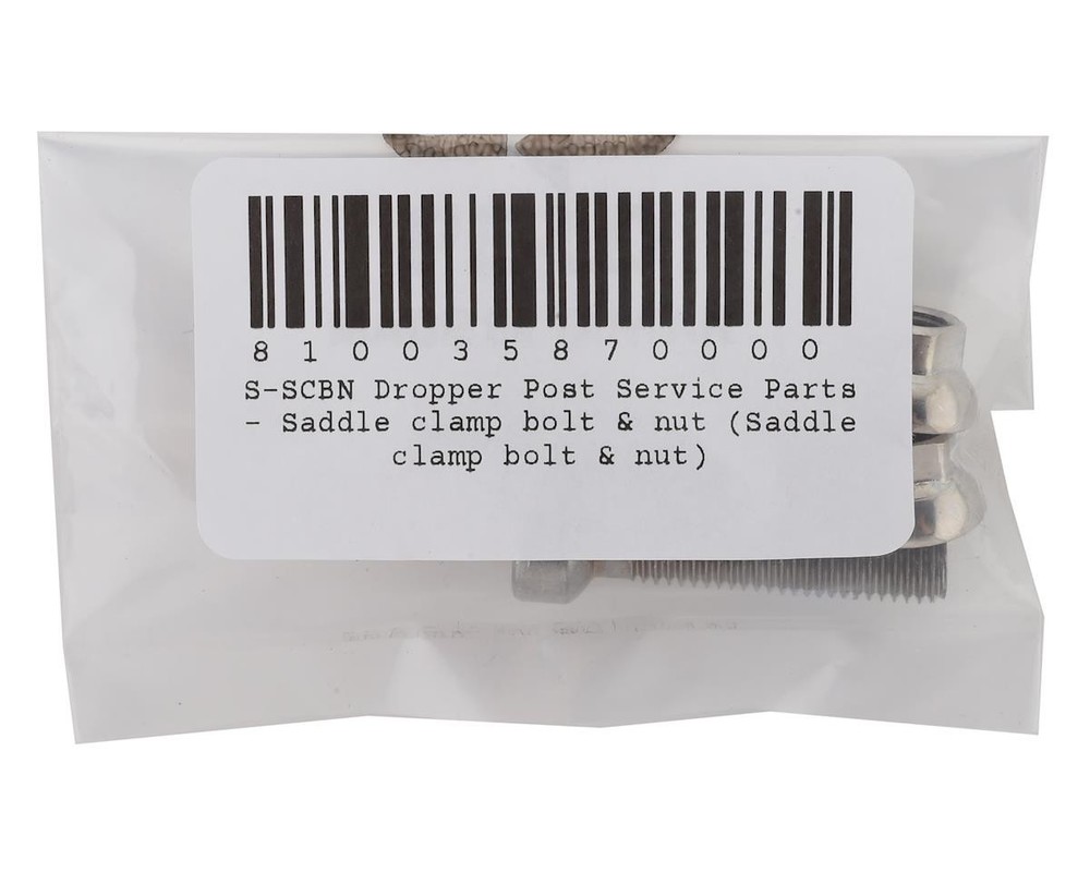 PNW Components Saddle Clamp Bolt & Nut (2) [S-SCBN]